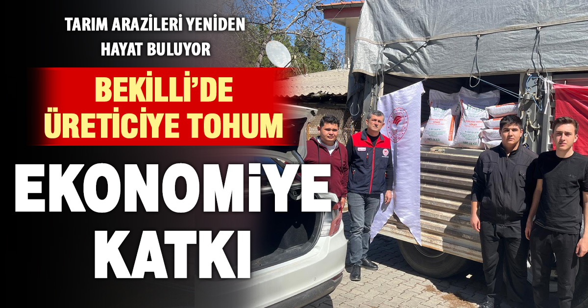 Bekilli’de toprak yeniden üretimle buluştu