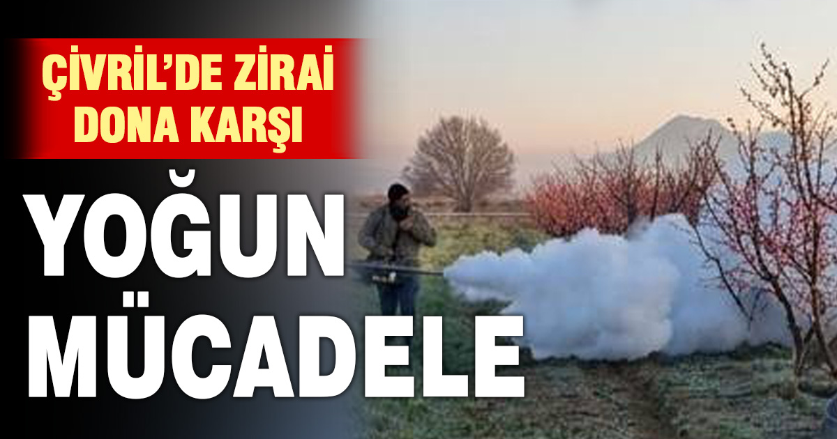 Çivril’de zirai dona karşı mücadele sürüyor