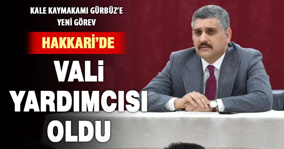 Kale Kaymakamı Gürbüz’e veda: Hakkari’ye Vali Yardımcısı olarak atandı