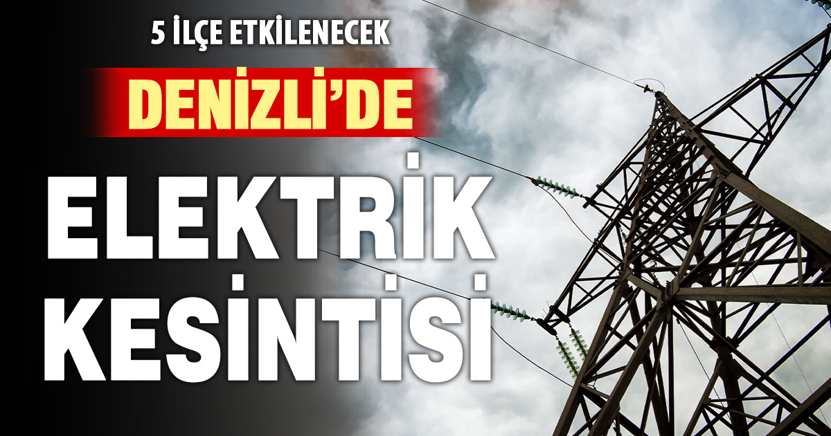 AYDEM’den 5 ilçede planlı elektrik kesintisi