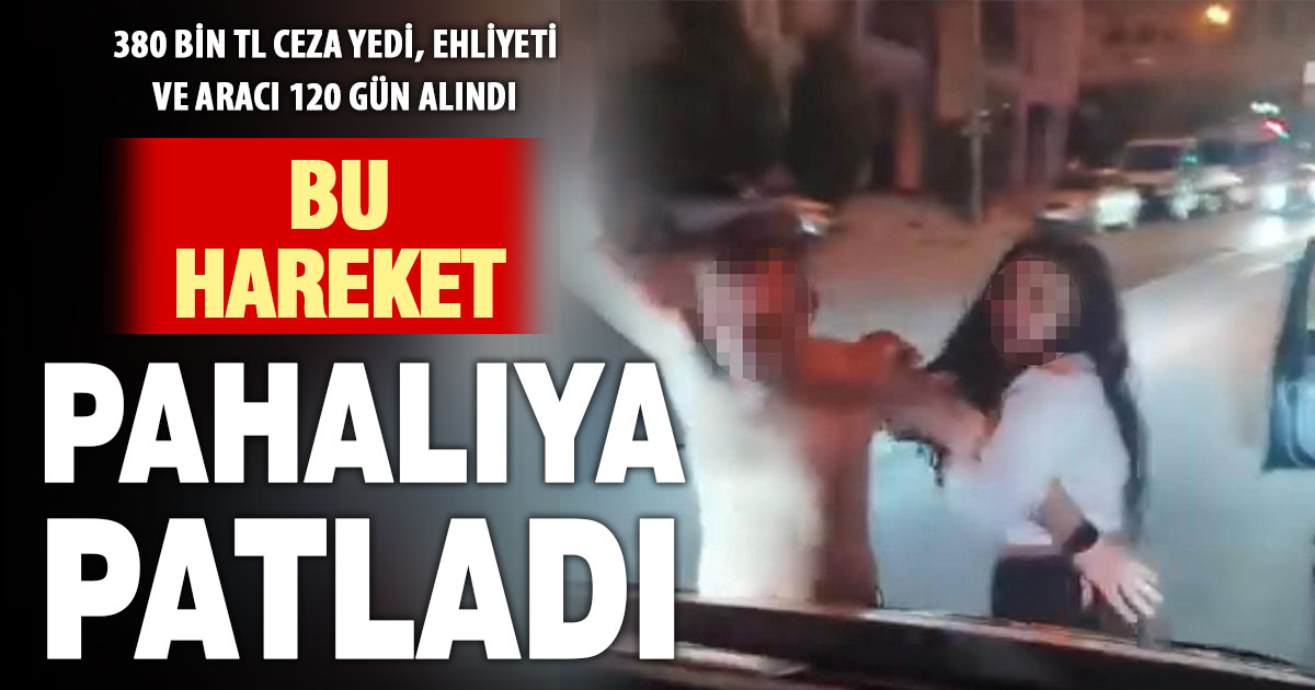 Trafikte tartıştığı sürücünün aracına saldıran şüpheliye 380 bin lira ceza ve 120 gün trafikten men