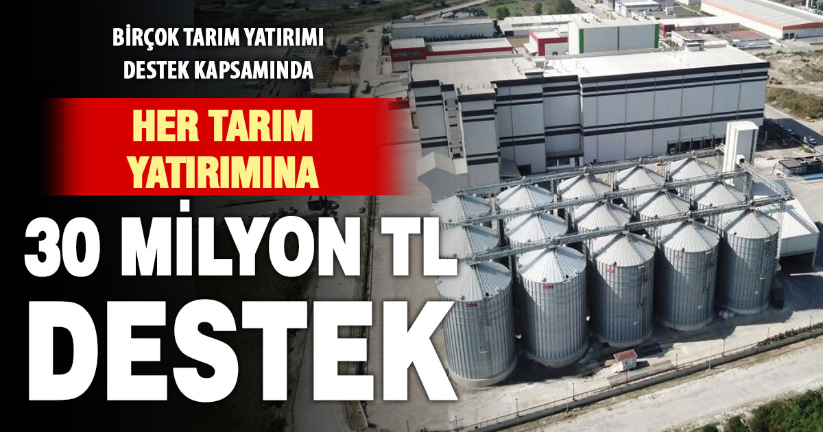 Kırsal kalkınmada yatırım başına 30 milyon TL’ye kadar destek