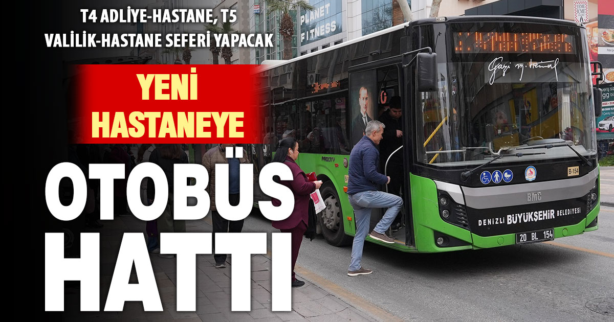 Yeni hastaneye iki yeni otobüs hattı sefere başlıyor