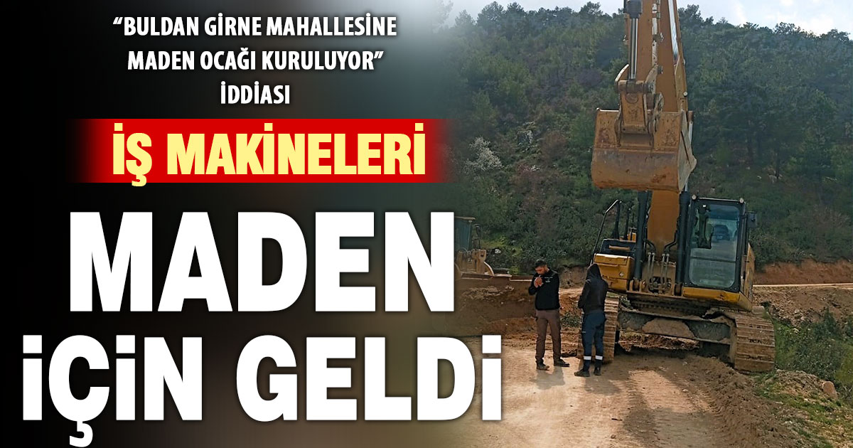Buldan’ın ilçe merkezine yakın Ziftlik mevkisinde maden ocağı açılıyor iddiası