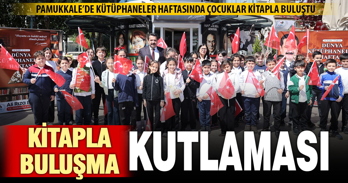 Pamukkale’de Kütüphaneler Haftası Kitap Kafe’de kutlandı