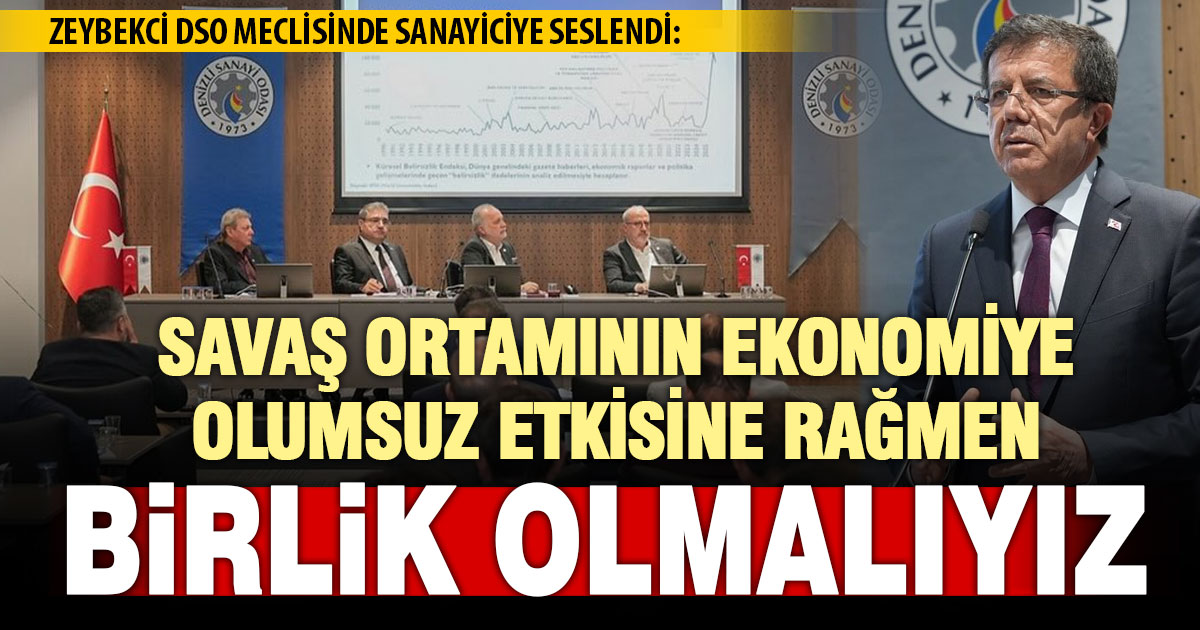 Zeybekci DSO meclis toplantısına konuk oldu