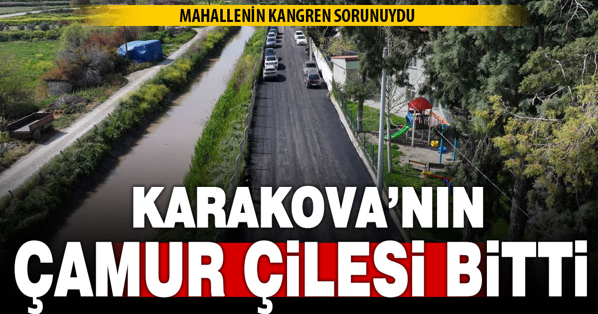 Pamukkale Belediyesi, Karakova’nın çamur çilesini bitirdi