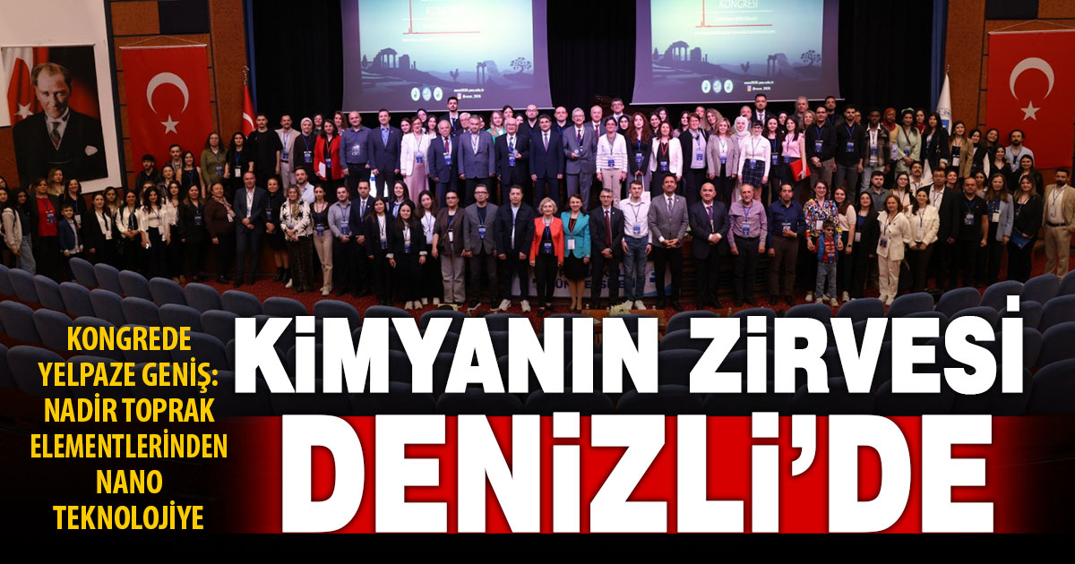 Denizli’de Eser Analiz Kongresi, kimyanın uzmanlarını buluşturdu