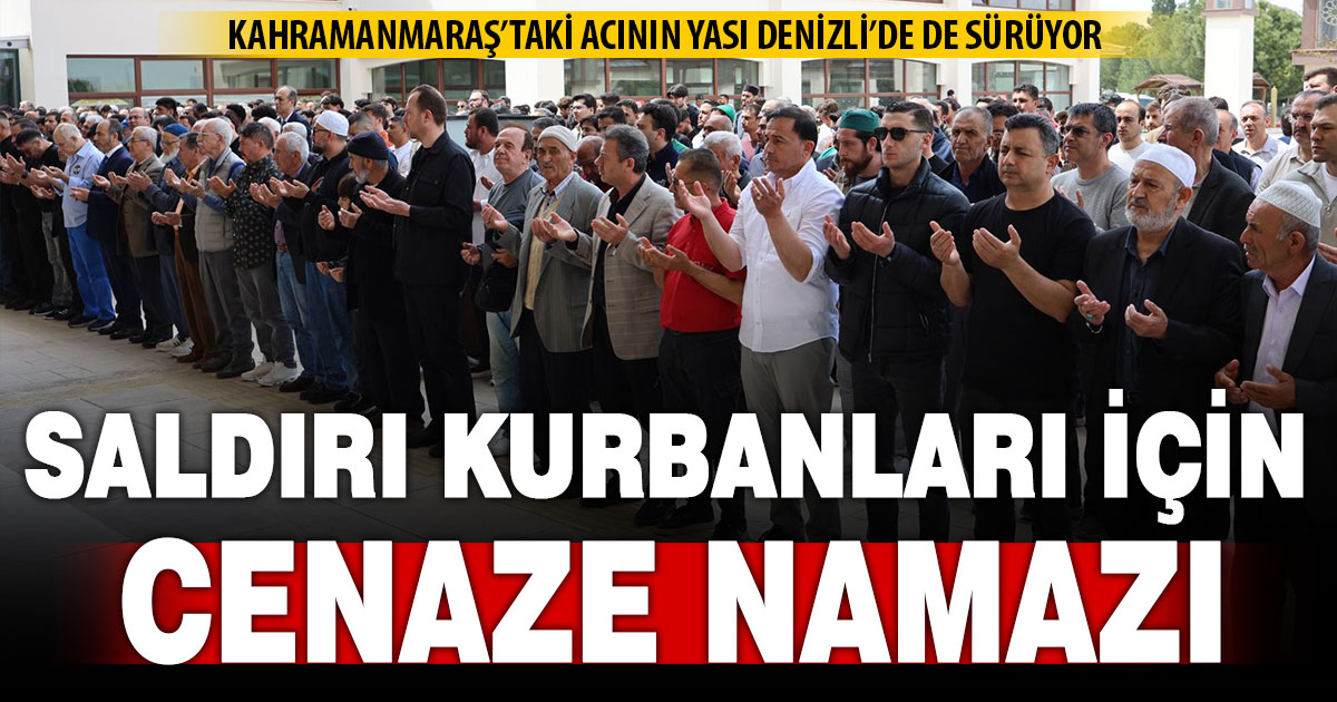 Okul saldırısında hayatını kaybeden öğretmen ve öğrenciler için gıyabi cenaze namazı