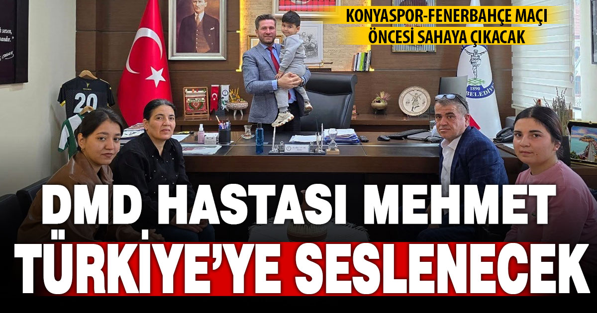 Tavaslı DMD hastası Mehmet maç serenomisinde Türkiye’ye sesini duyuracak