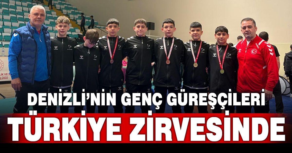 DENİZLİLİ GÜREŞÇİLERDEN İKİ ALTIN MADALYA