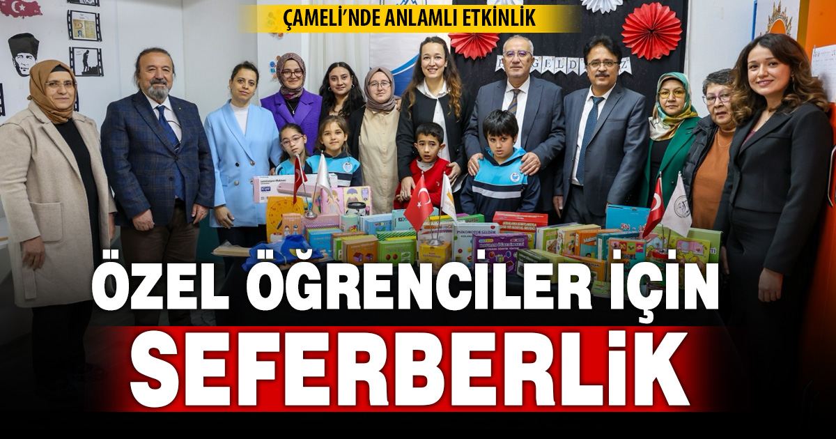 Çameli’nde özel eğitim öğrencilerine anlamlı destek