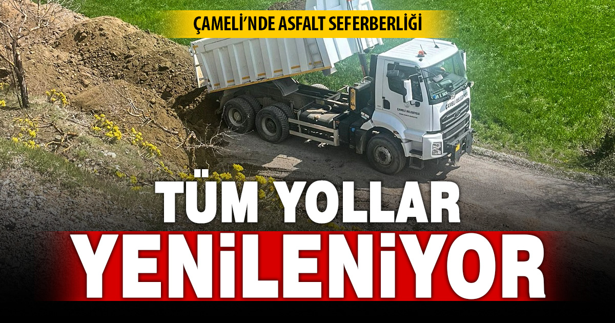 Çameli’nde asfalt seferberliği: Tüm yollar yenileniyor