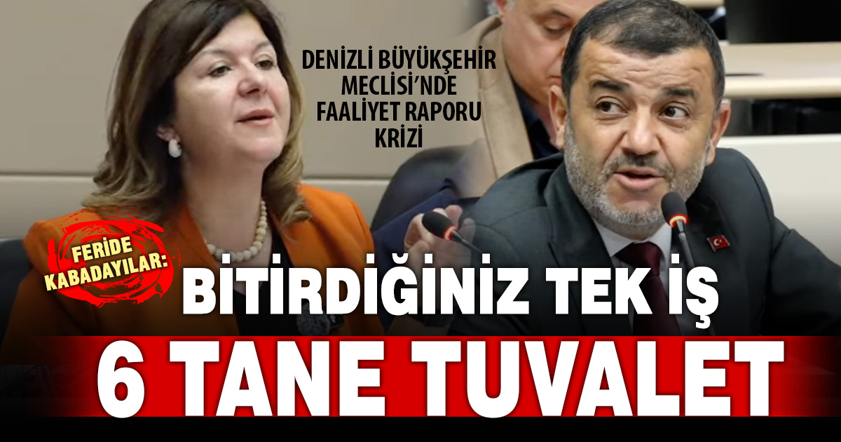 Denizli Büyükşehir Belediye Meclisi’nde faaliyet raporu krizi
