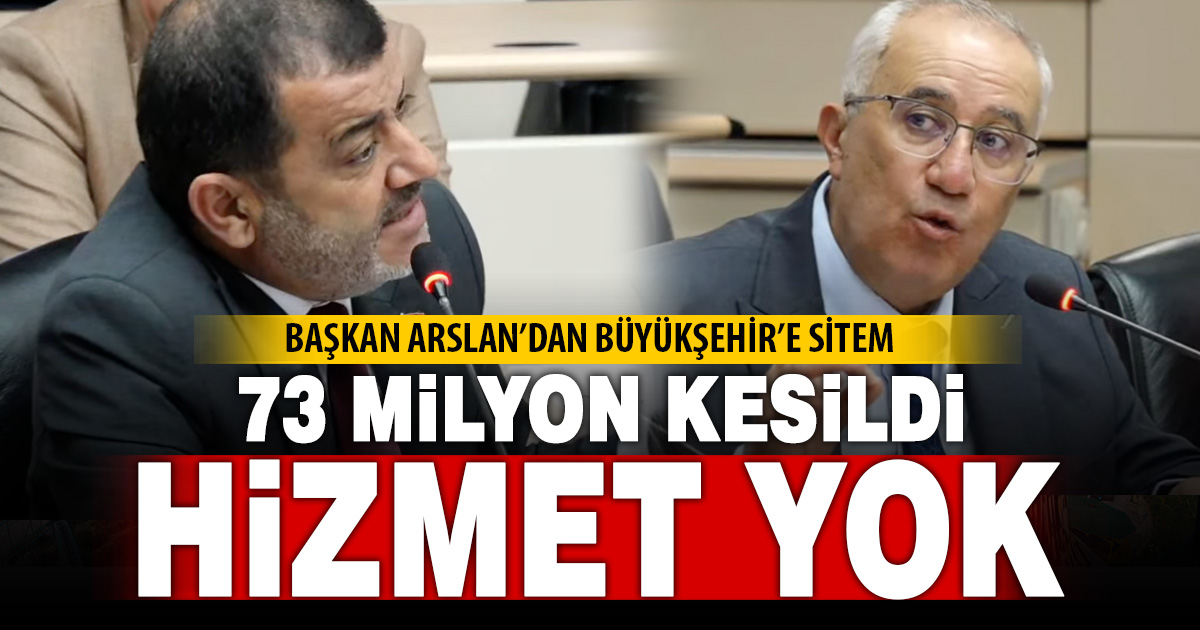 Çameli Belediye Başkanı Cengiz Arslan’dan Büyükşehir’e Eleştiri: 73 milyon kesildi, hizmet yok