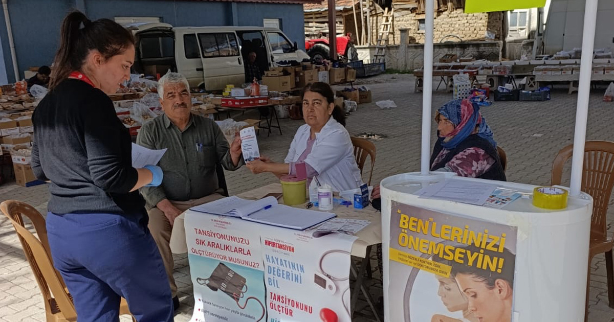 Serinhisar’da “Tuza Dikkat” ve hipertansiyon farkındalığı etkinliği