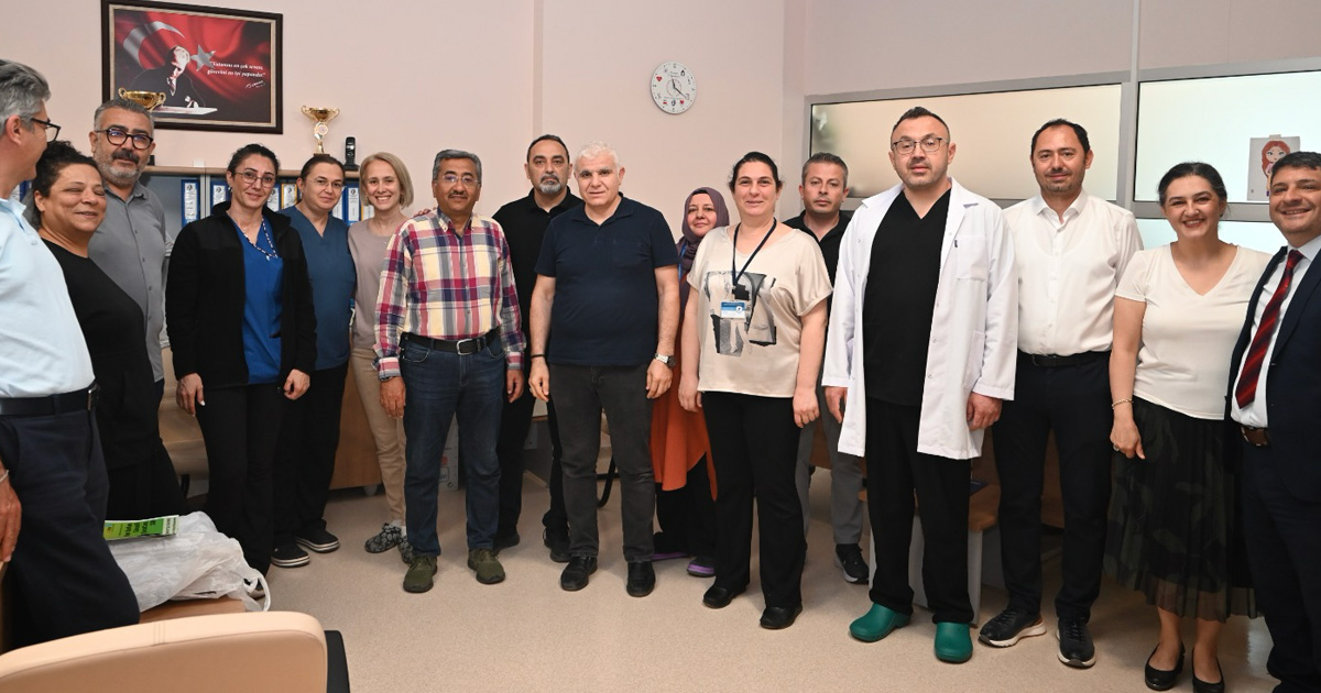 PAÜ Hastaneleri yönetiminden bayram ziyareti
