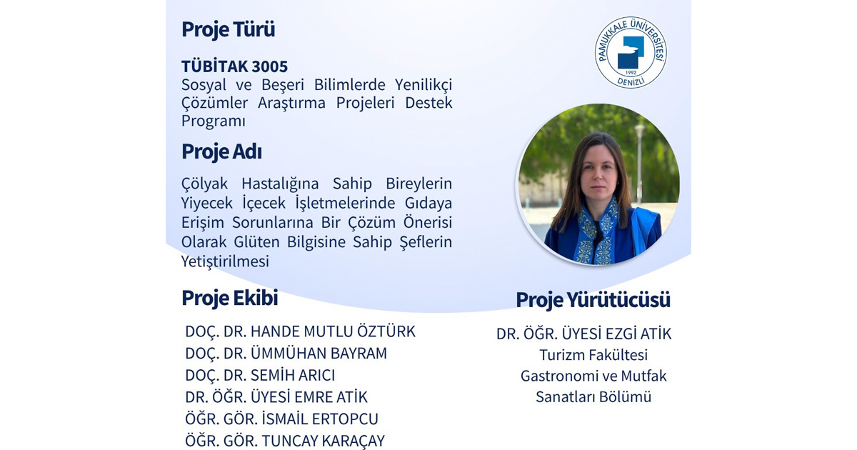 Turizm Fakültesi öğretim üyelerinin TÜBİTAK 3005 projesi desteklenmeye hak kazandı
