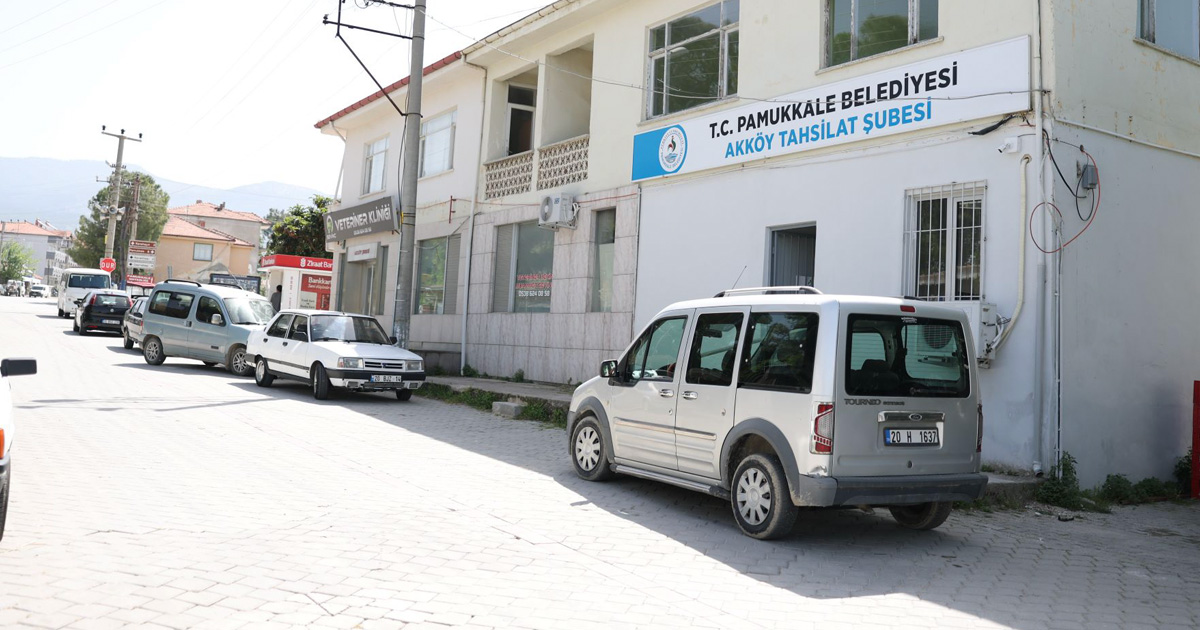 Pamukkale Belediyesi Akköy veznesi hizmete girdi