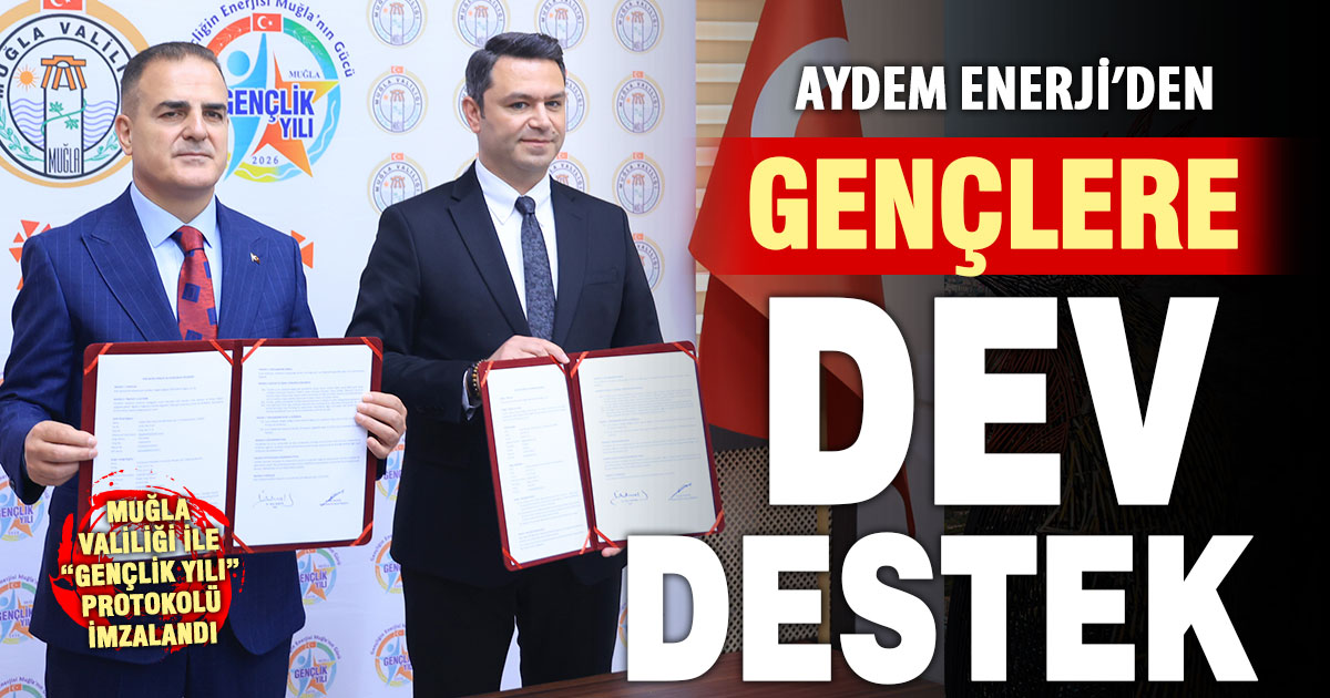 Aydem Enerji, Muğla Gençlik Yılı’na destek oldu