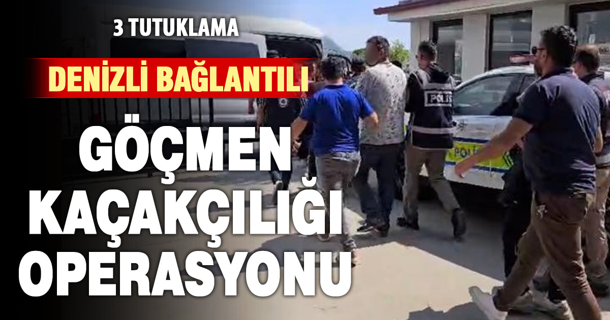 34 düzensiz göçmen yakalandı, 3 organizatör tutuklandı 
