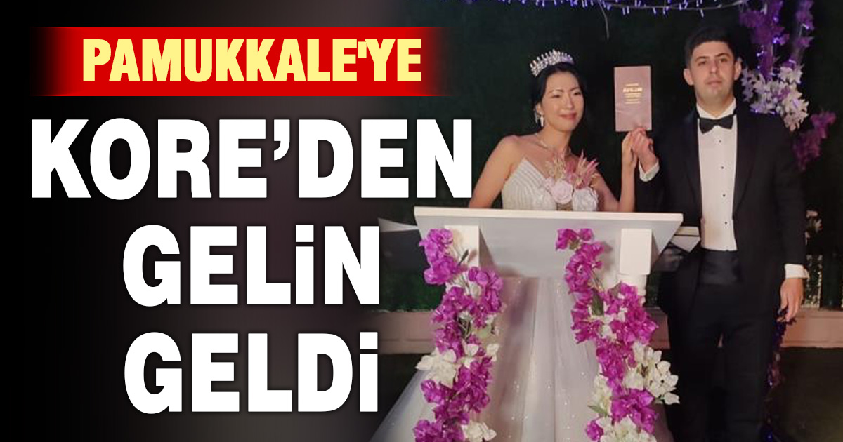 Denizli’de Türk-Kore esintili görkemli düğün 