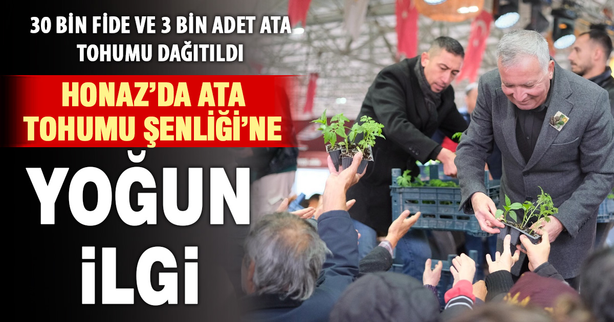 Ata Tohumu Takas Şenliği’ne yoğun ilgi