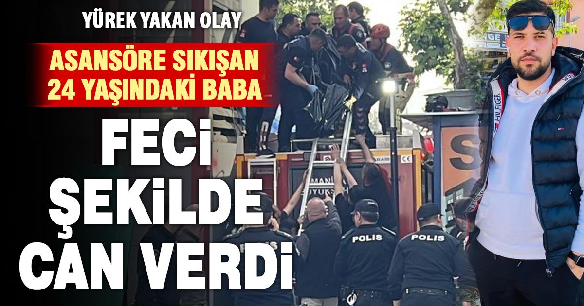 Asansör boşluğunda sıkışan genç hayatını kaybetti 