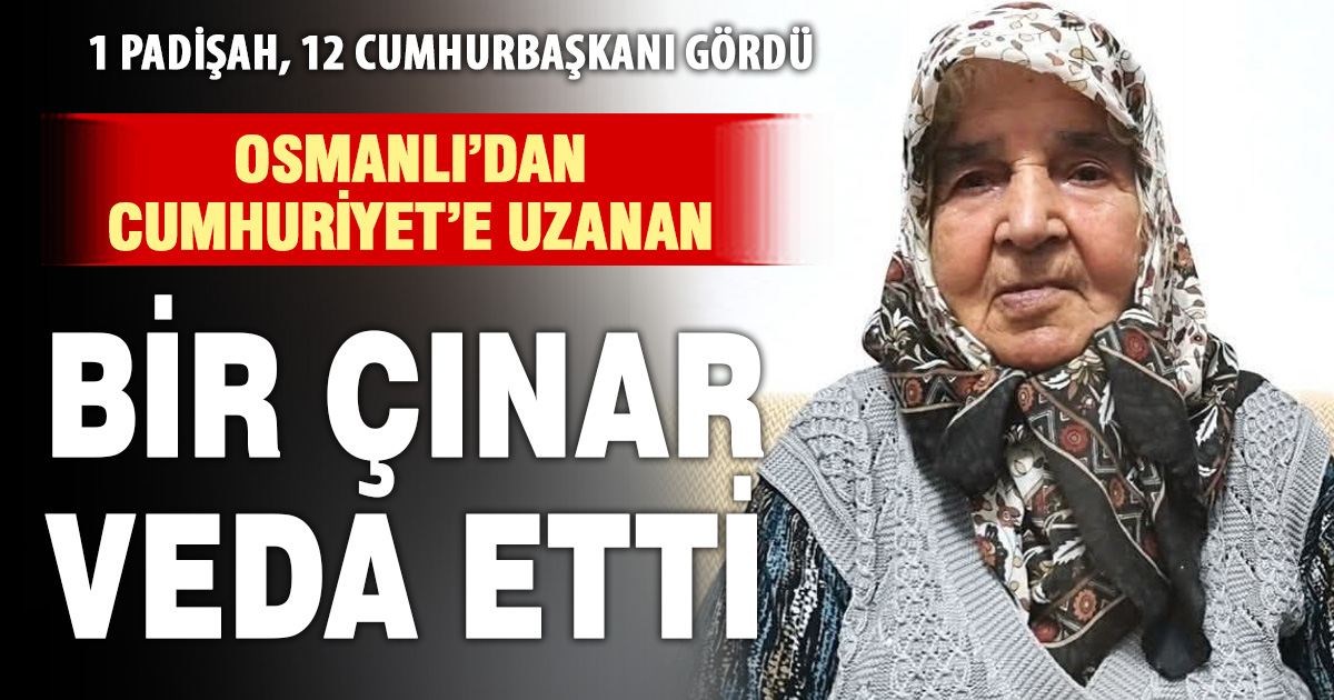 Denizli bir çınarını daha kaybetti