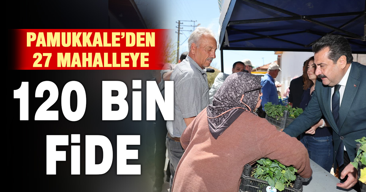 Pamukkale Belediyesi’nden 27 Mahalleye 120 Bin Fide