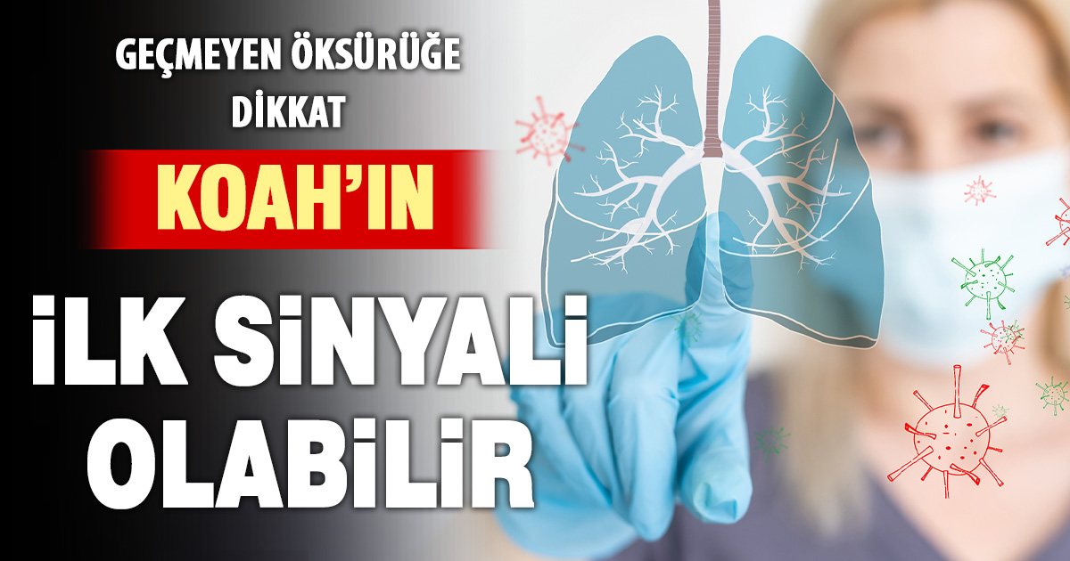 Uzun süren öksürük KOAH habercisi olabilir