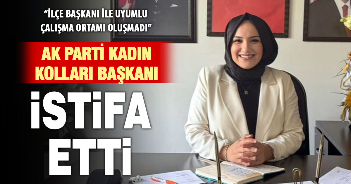 Ak Partili başkan “uyumlu çalışamıyoruz” diye istifa etti