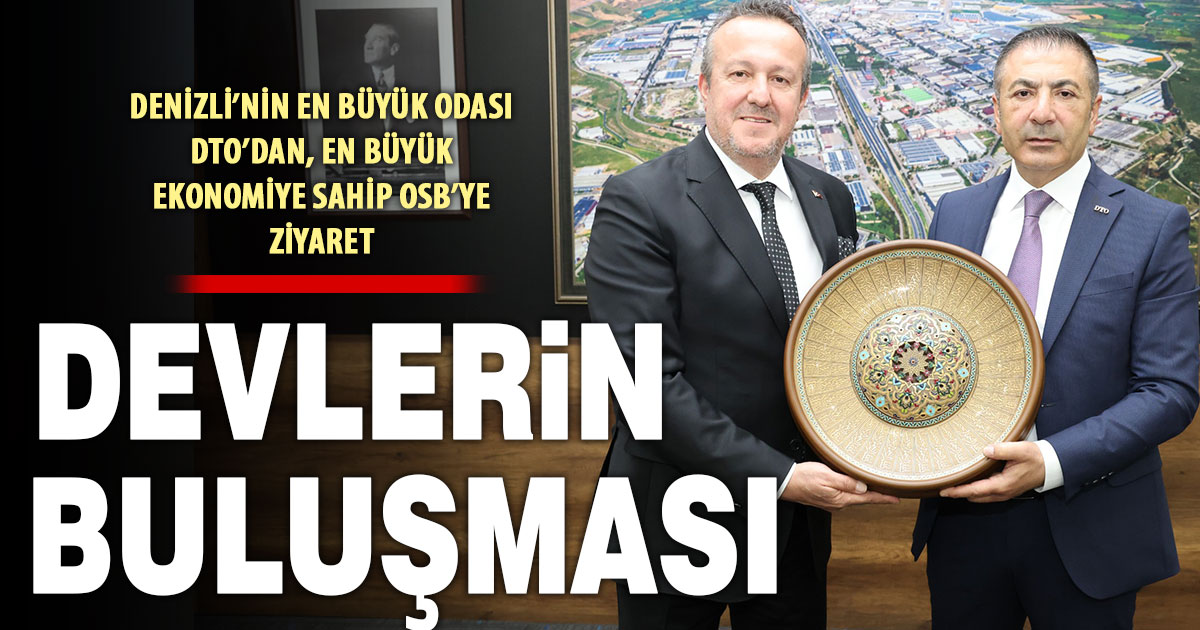 Denizli Ticaret Odası yönetiminden Denizli OSB’ye tebrik ziyareti