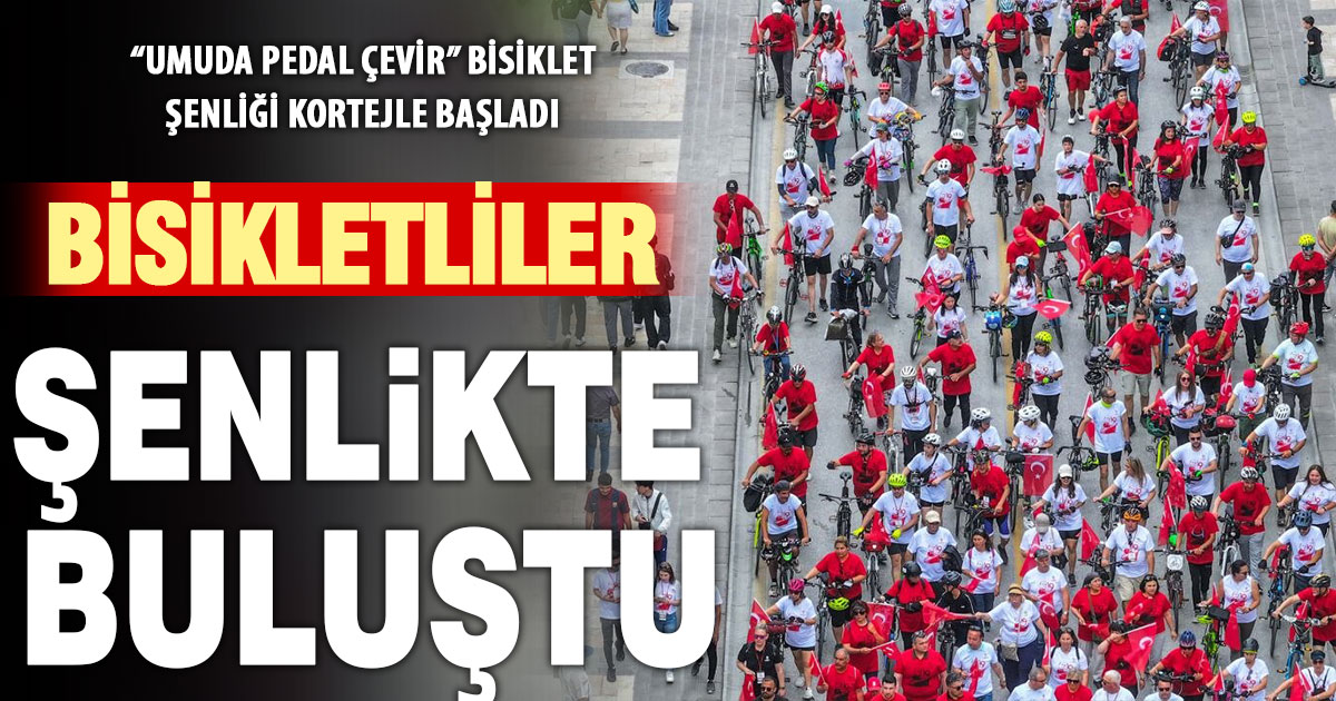 19 Mayıs için bisiklet şenliği düzenlendi