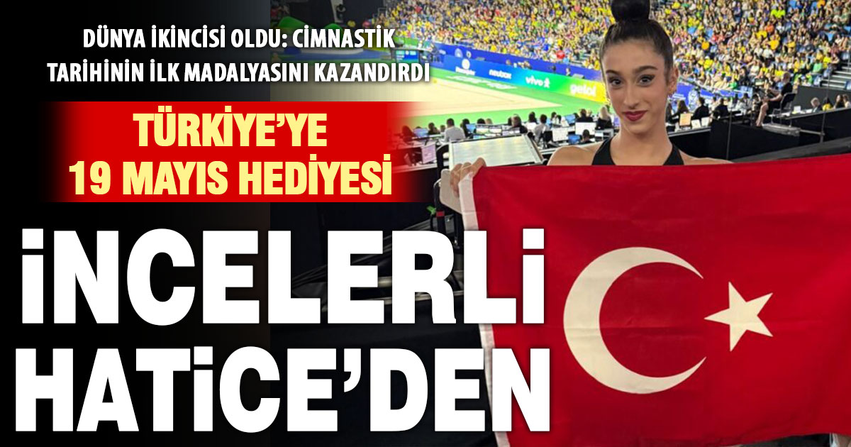 Türkiye’nin ilk jimnastik madalyası İncelerli Hatice Gökçe Emir’den
