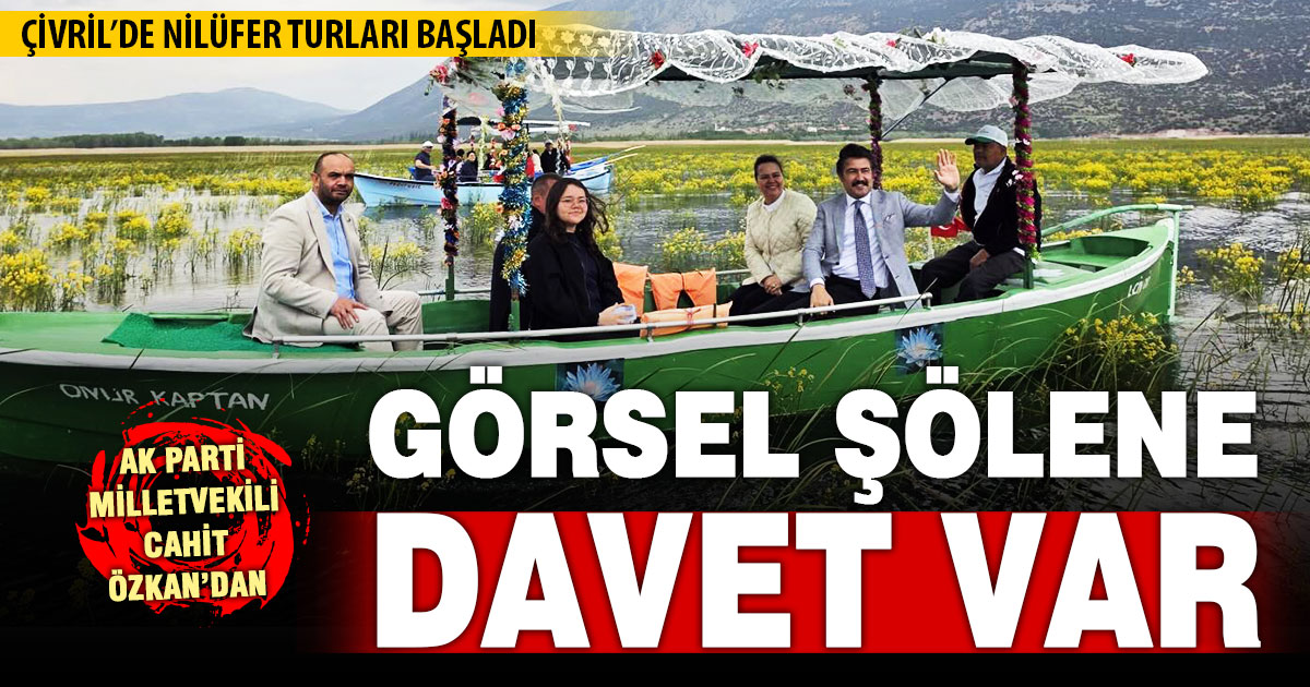Çivril’de nilüfer turları başladı