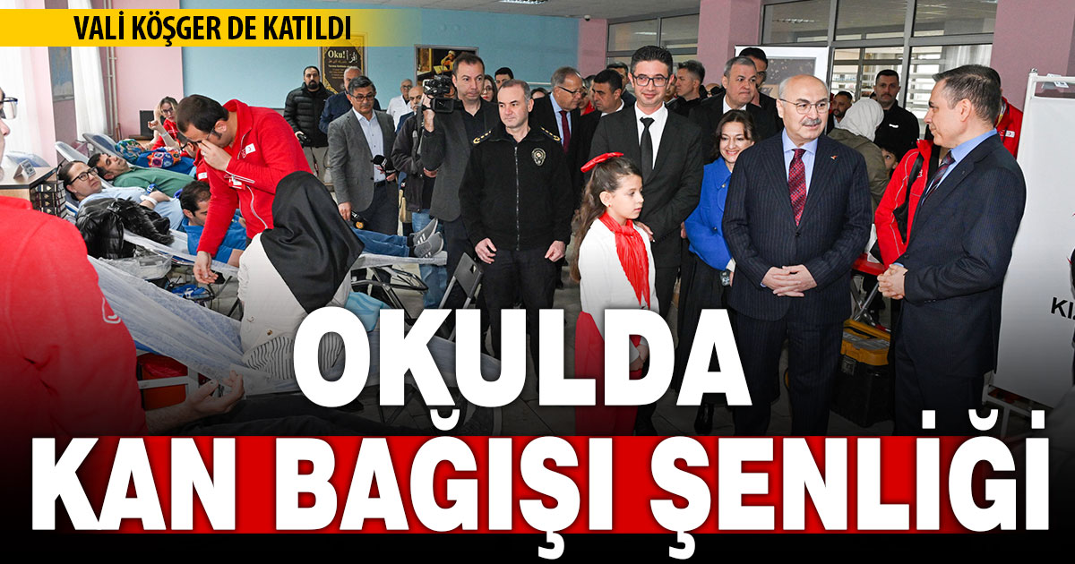 Kızılay’dan okullarda kan bağışı kampanyası