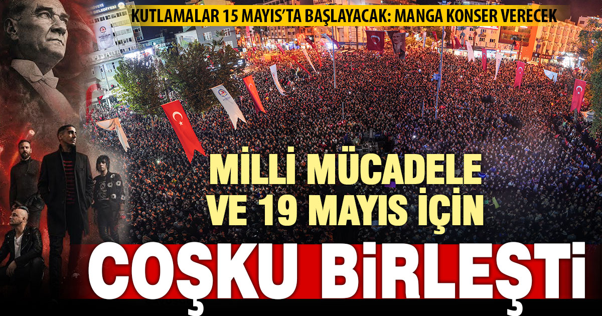 Denizli’de Milli Mücadele günü ve 19 Mayıs bayramları birlikte kutlanacak