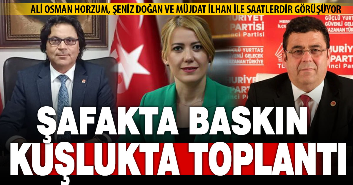 Merkezefendi’ye operasyon sonrası kritik toplantı
