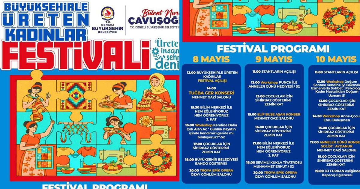 Anneler Günü’nde özel kadın emeği festivali