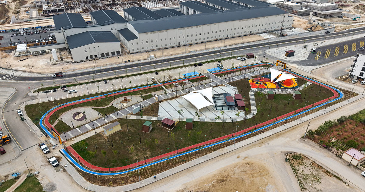 Şehir Hastanesi yerleşkesi yanındaki Barış Parkı açılıyor