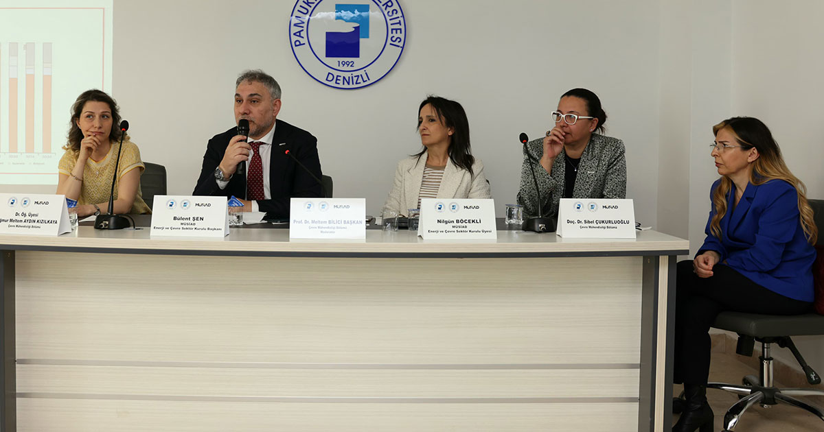 Enerji, İklim ve Sürdürülebilirlik Paneli yapıldı