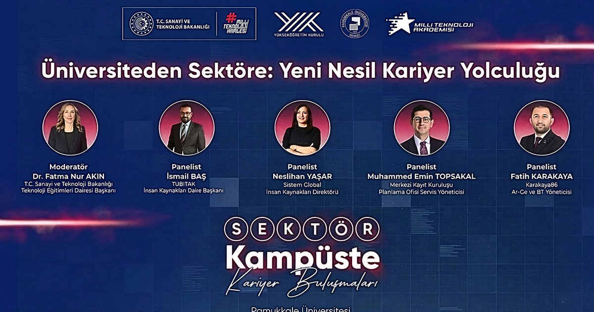 Sektörün öncü temsilcileri kampüste öğrencilerle buluşuyor