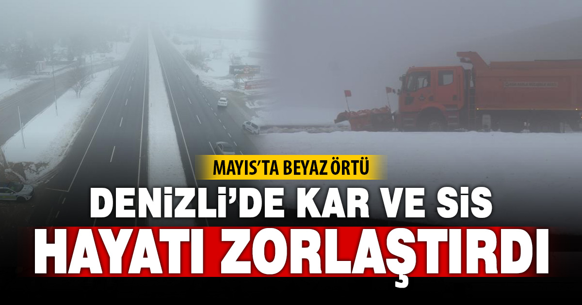 Kar yağışının ardından oluşan sis sürücülere zor anlar yaşattı 