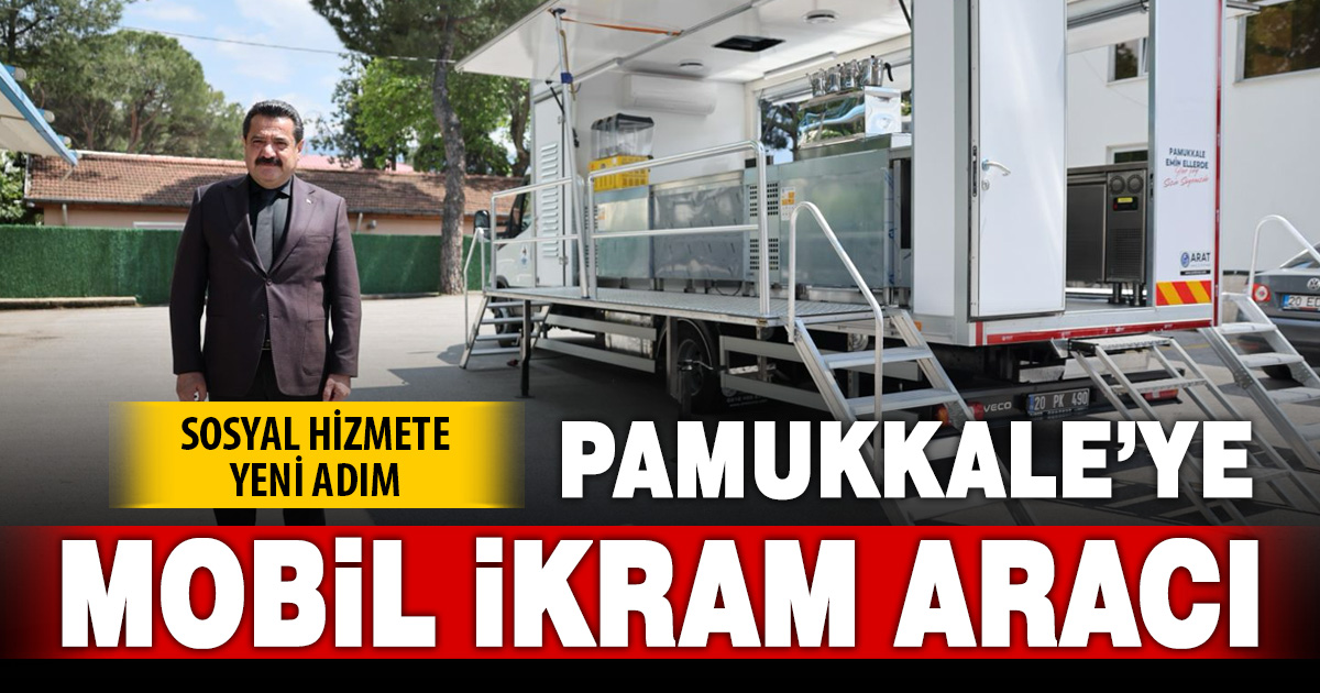 Başkan Ertemur yeni mobil ikram aracını tanıttı: Hizmeti vatandaşımızın ayağına götürüyoruz