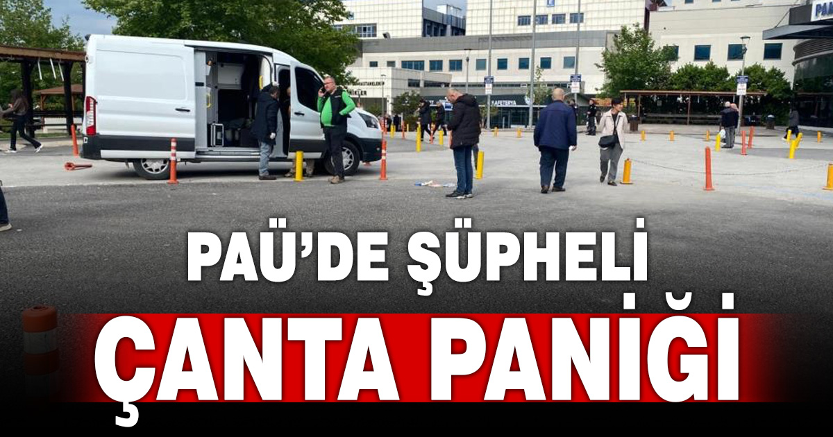 PAÜ Hastanesi girişinde unutulan şüpheli çanta paniğine neden oldu 