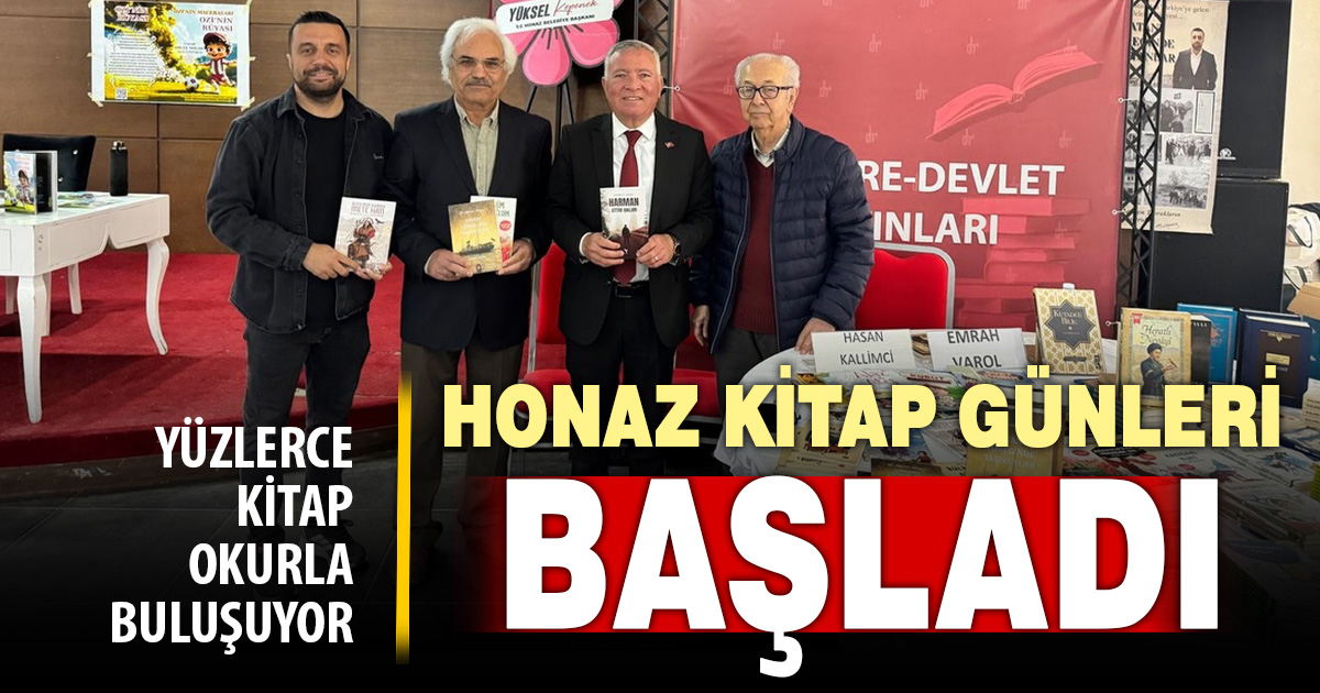 Honaz Belediyesi’nden kültür ve kitap şöleni