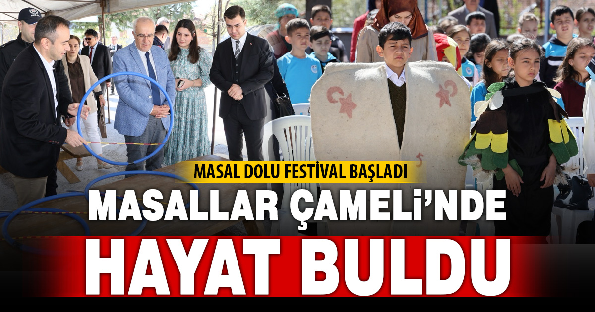 Masallar Çameli’nde hayat buldu