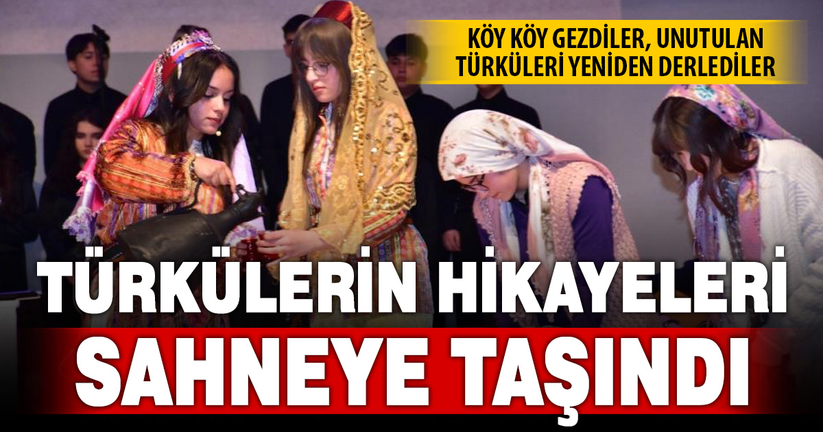 Denizli’nin unutulan türküleri 150 öğrencinin emeğiyle sahneye taşındı