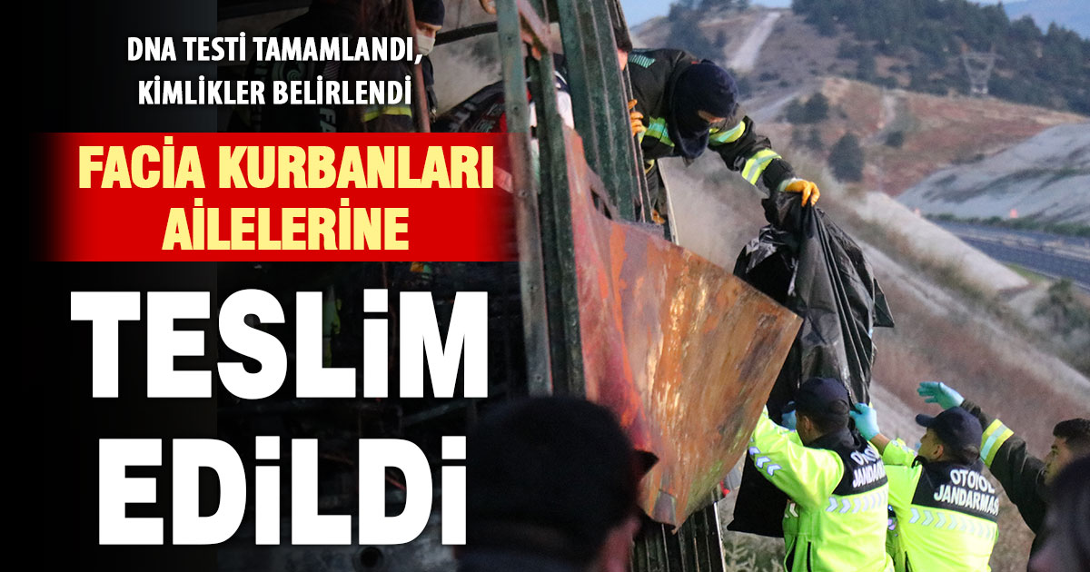 8 kişinin öldüğü otobüs kazasında hayatını kaybedenlerin cenazeleri ailelerine teslim edildi
